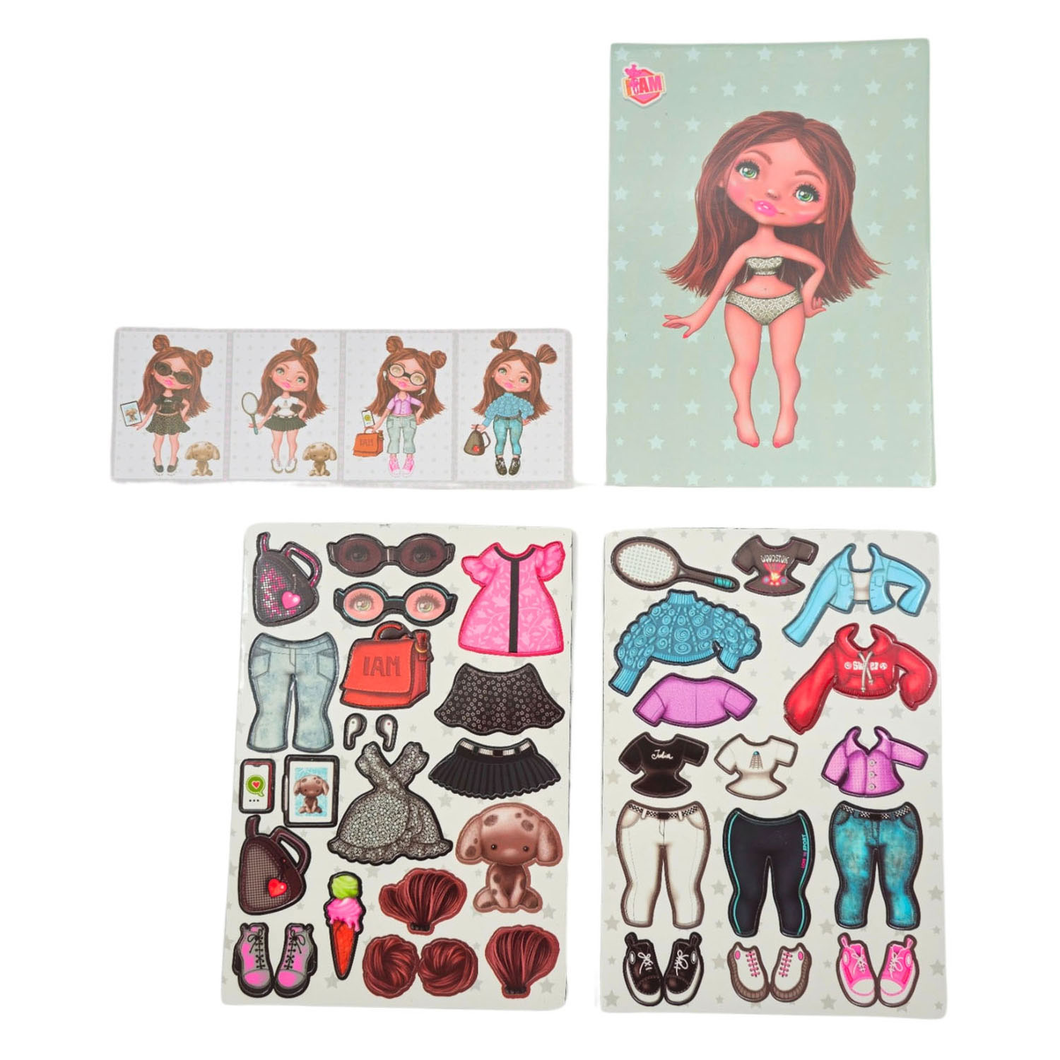 I AM Magnetic Dress Up Doll - Summer A5