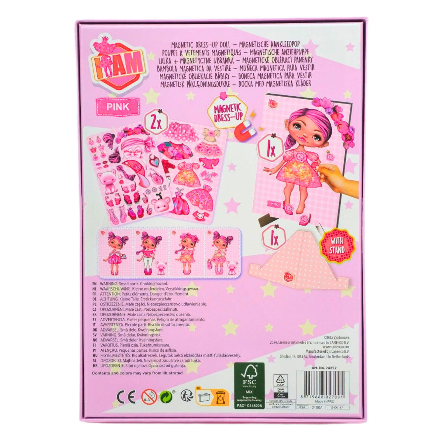 I AM Magnetic Dress Up Doll - Summer A5