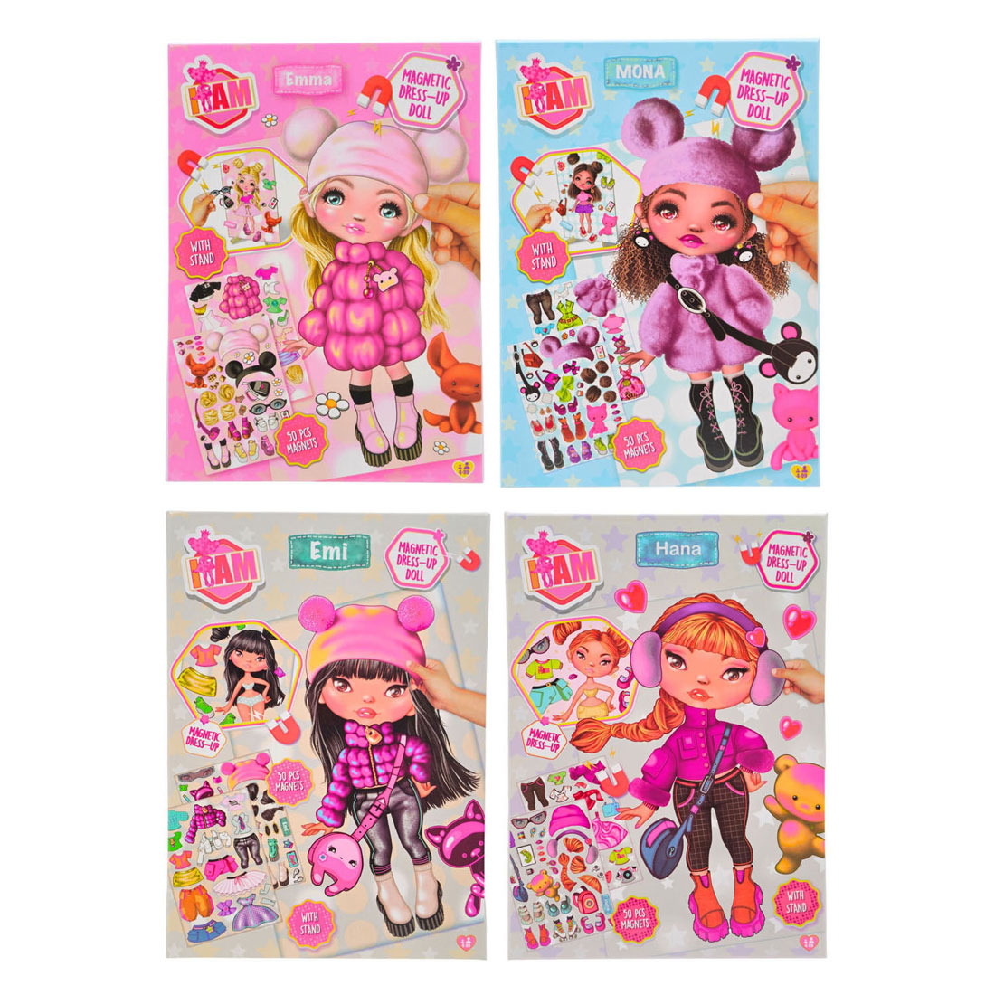 I AM Magnetic Dress Up Doll - Winter A5