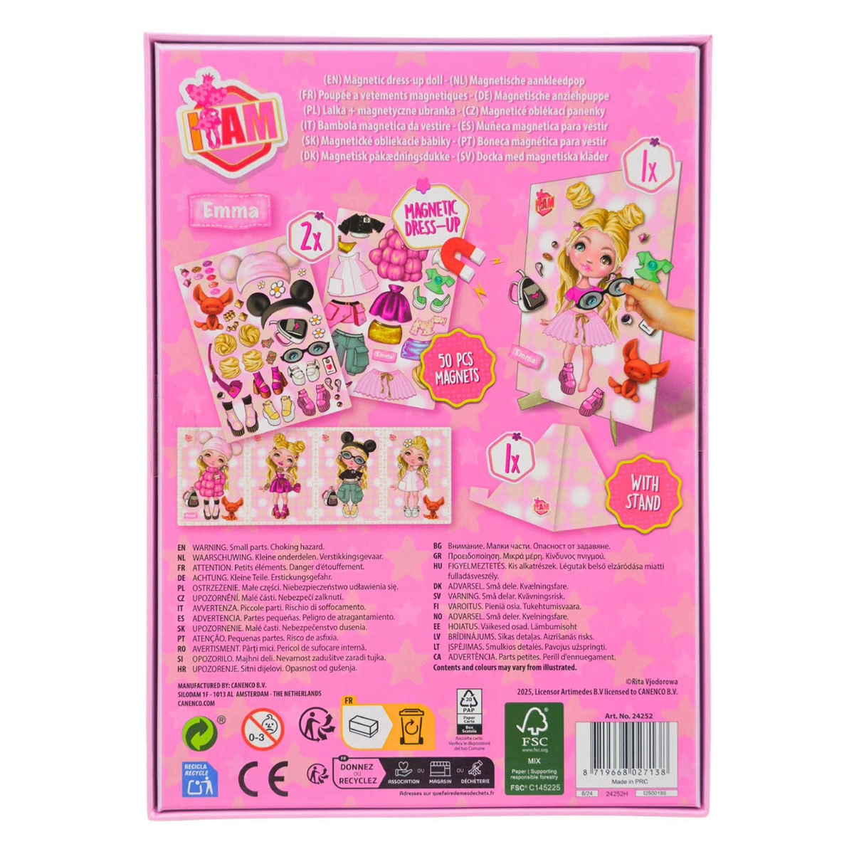 I AM Magnetic Dress Up Doll - Winter A5