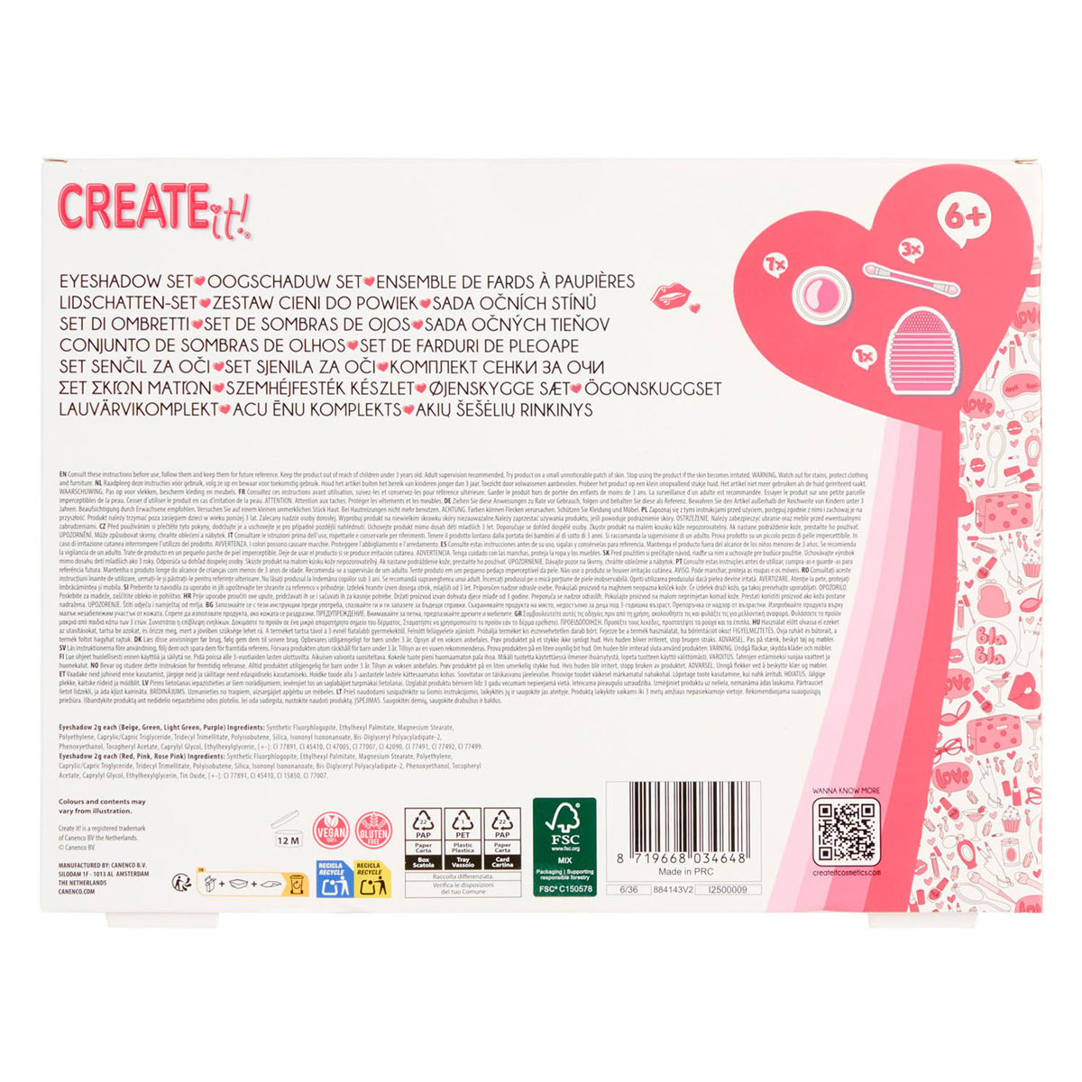 Create it! Oogschaduw Set - 11dlg.