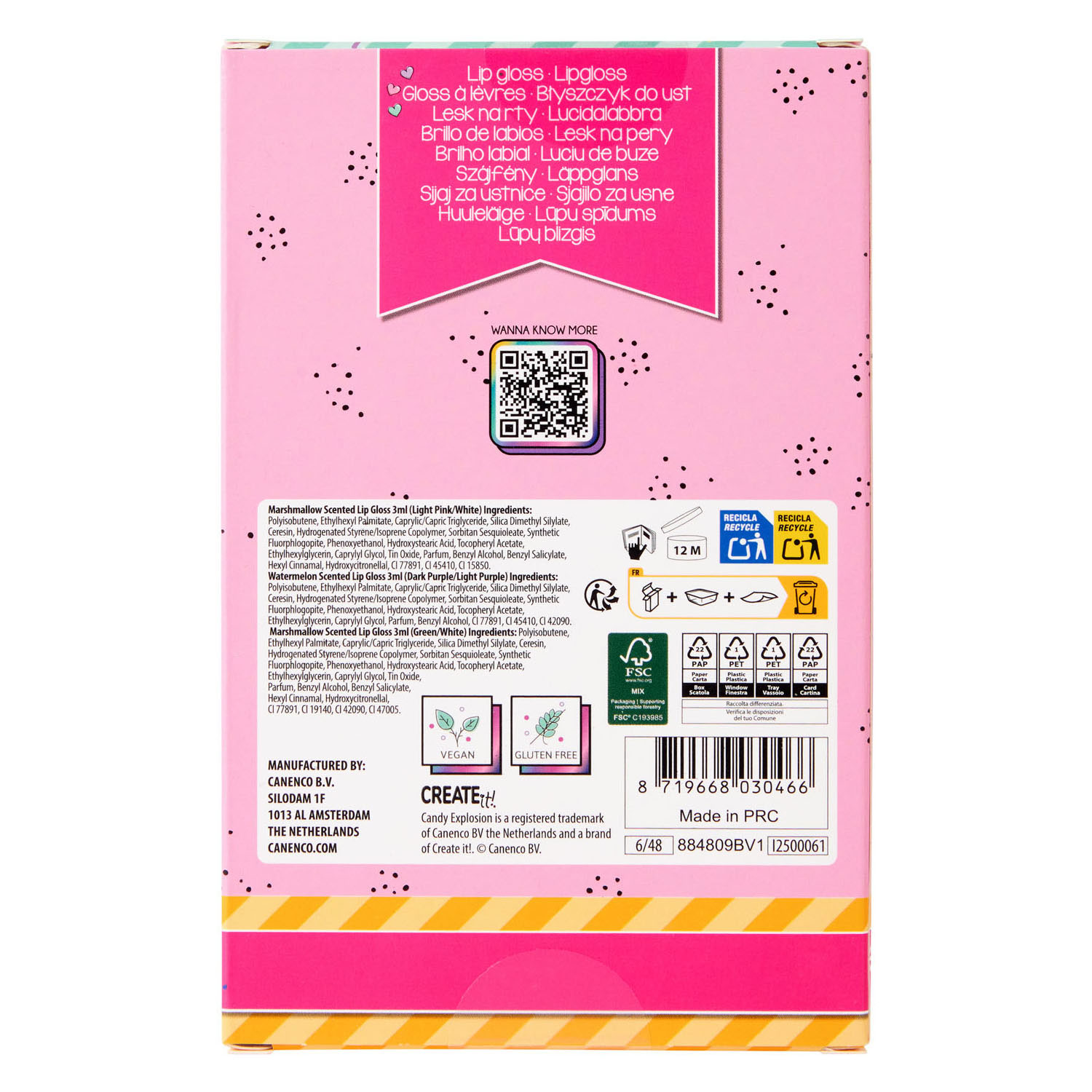 Create it! Candy Explosion Lipgloss - 3st.