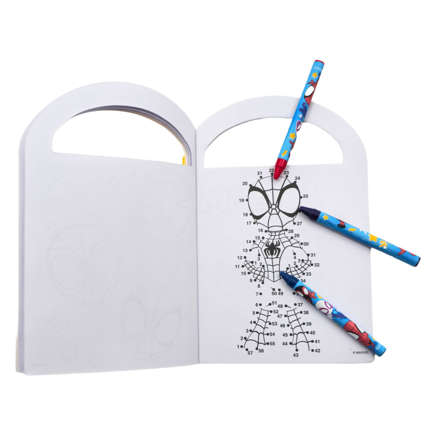Spidey Activiteitenboek - incl. 3 Kleurpotloden