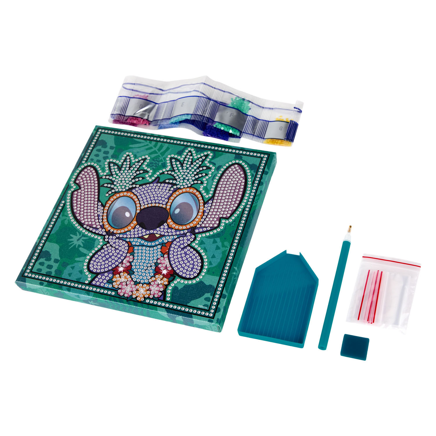 Stitch Diamond Painting Canvas Glow in the Dark 19x19cm