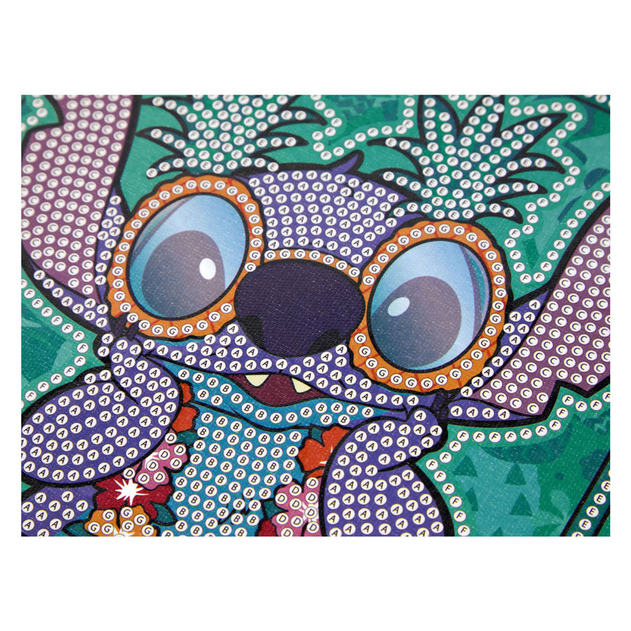 Stitch Diamond Painting Canvas Glow in the Dark 19x19cm