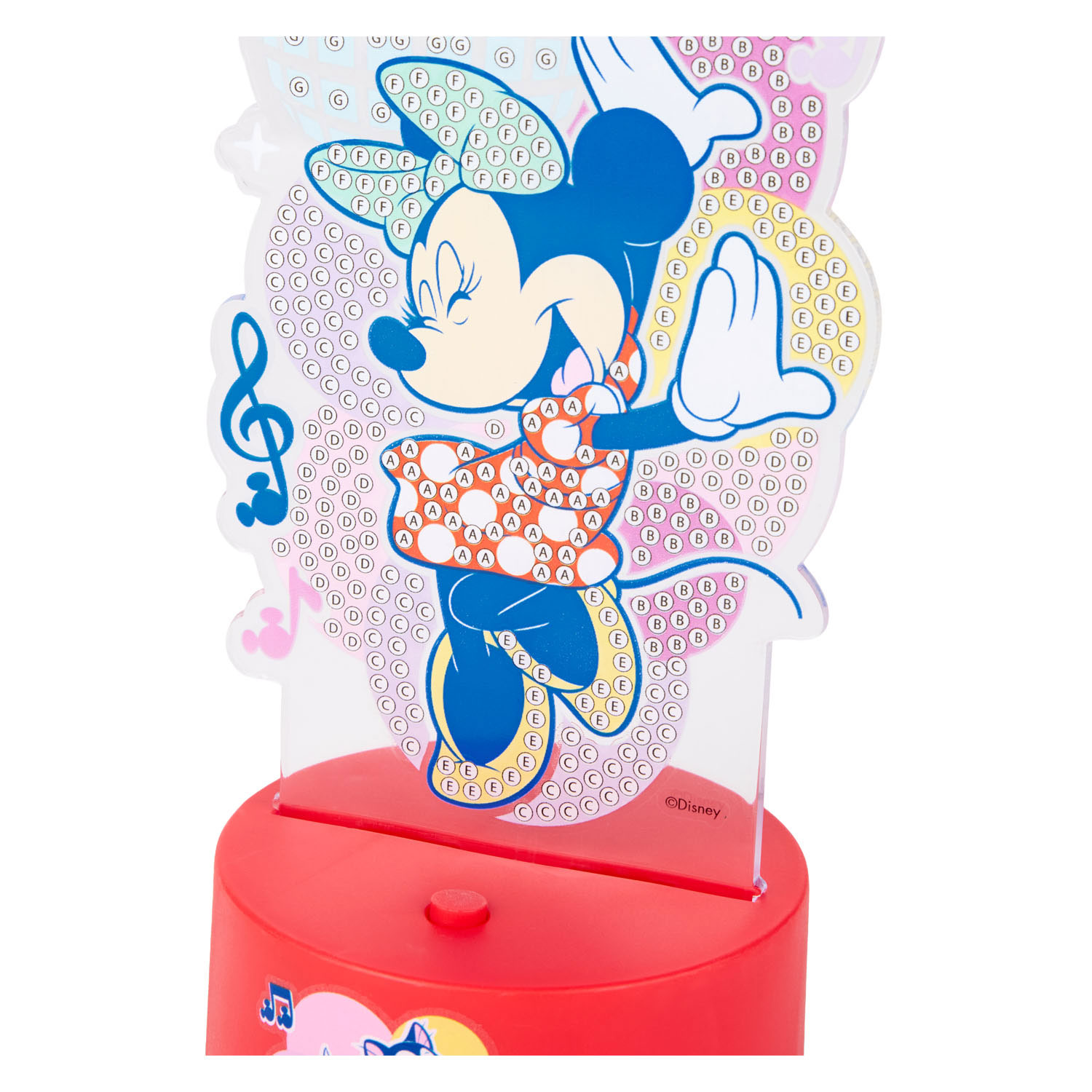 Minnie Mouse Diamond Painting Nachtlamp