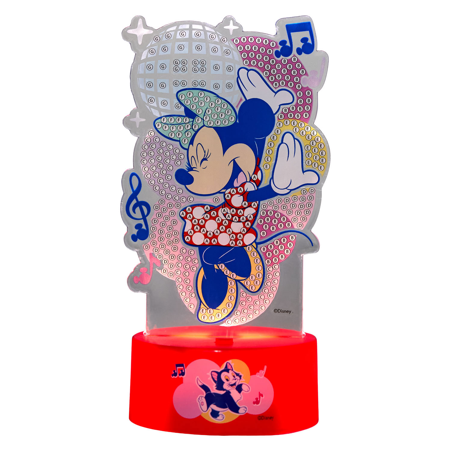 Minnie Mouse Diamond Painting Nachtlamp