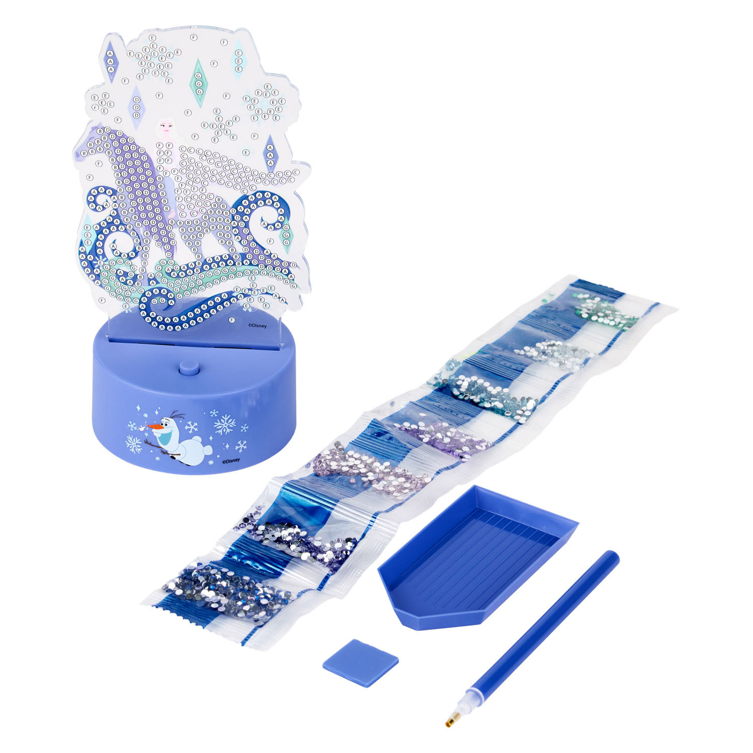 Frozen Diamond Painting Nachtlamp