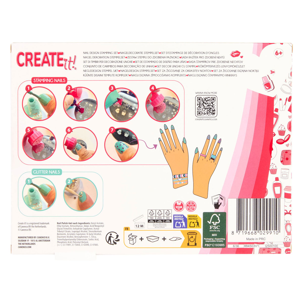 Create it! Nageldecoratie Stempelset