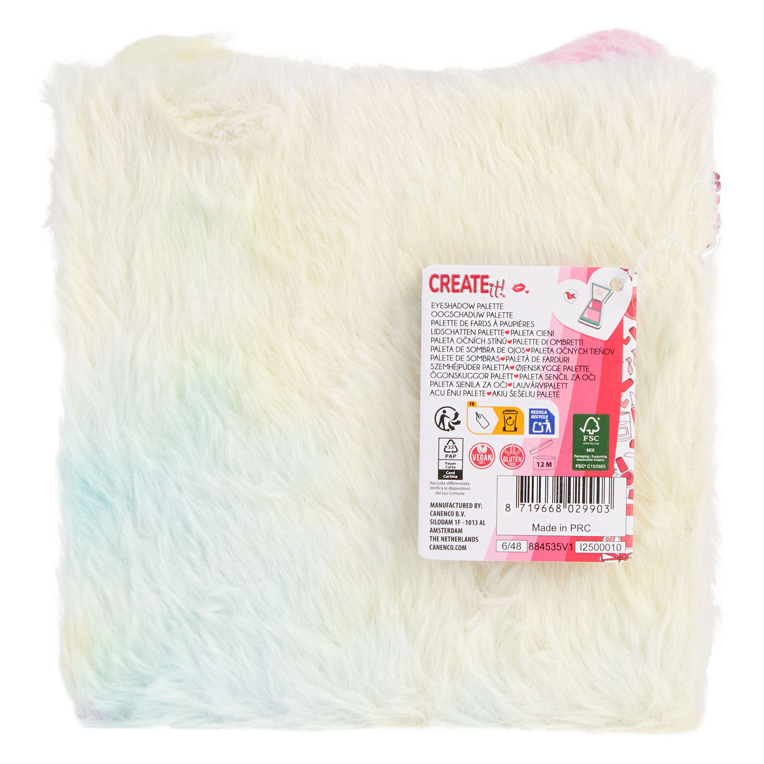 Create it! Oogschaduw Palette Fluffy - 8 Kleuren