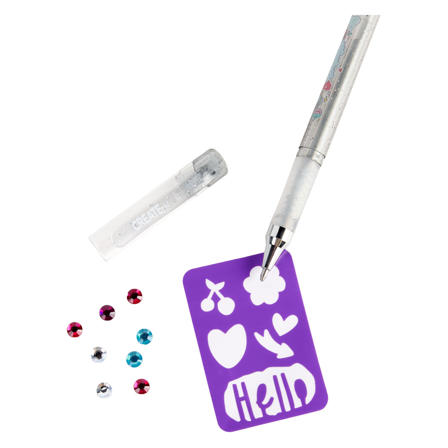 Create it! Tatto Geurpen met Diamanten en Sjablonen