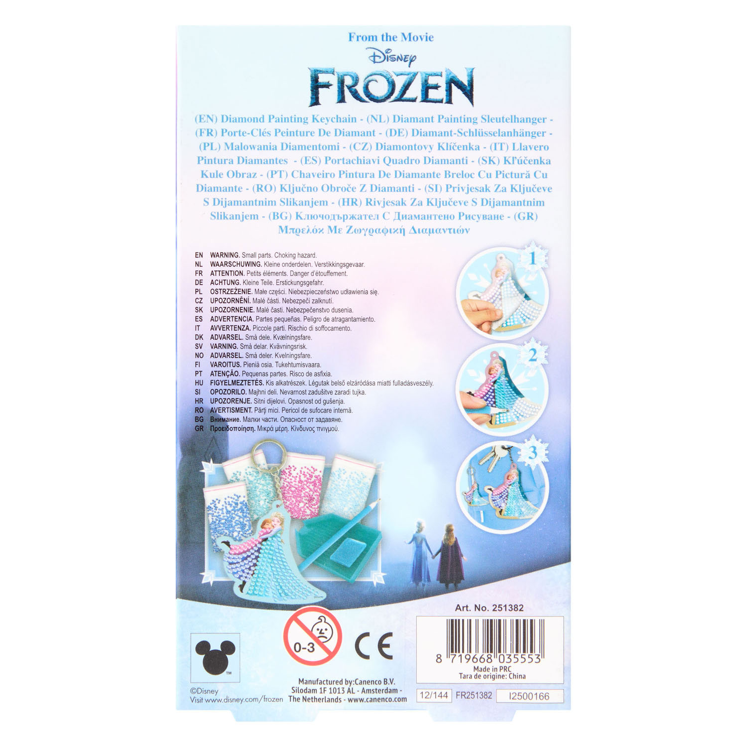 Frozen Diamant Painting Sleutelhanger