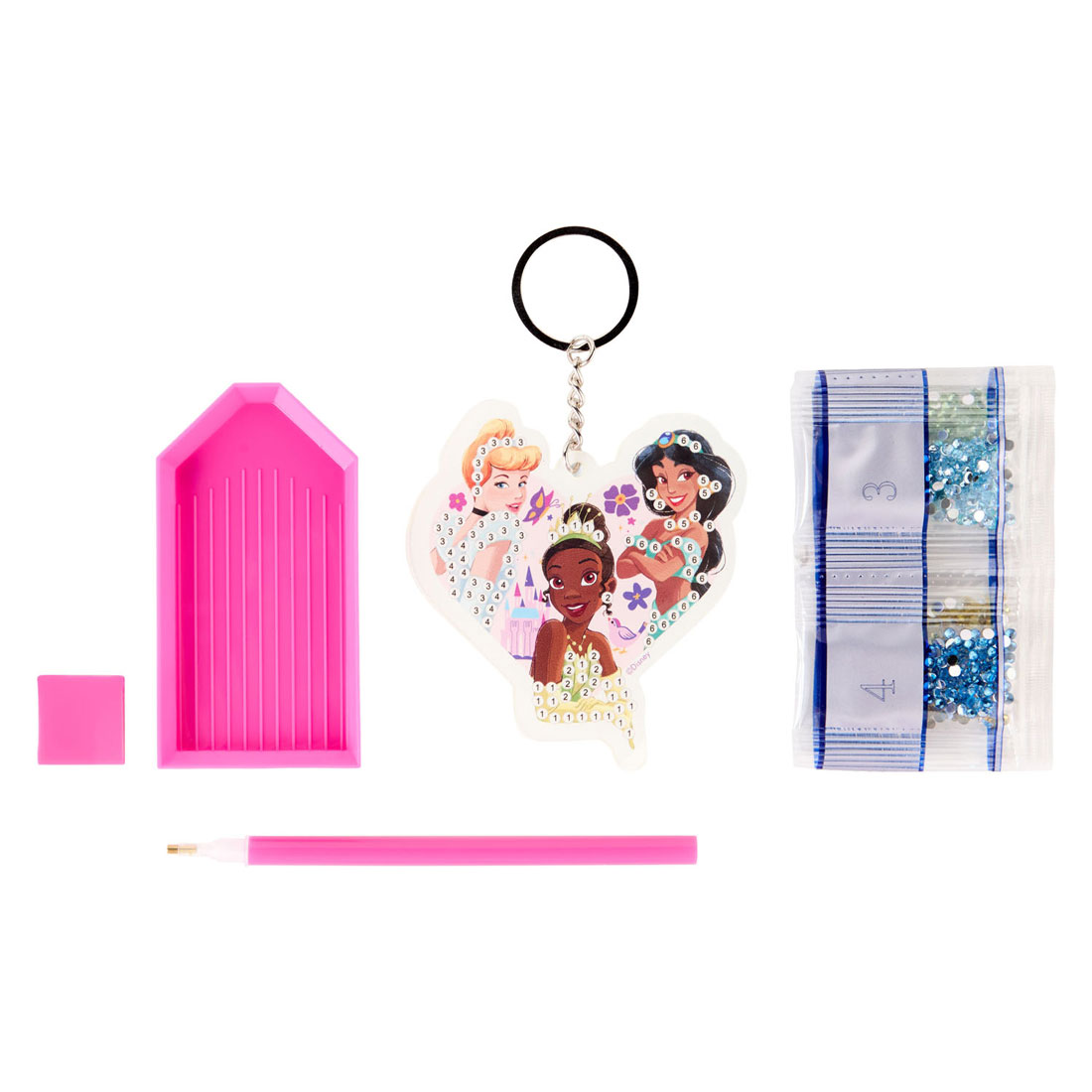 Disney Princess Diamond Painting Sleutelhanger