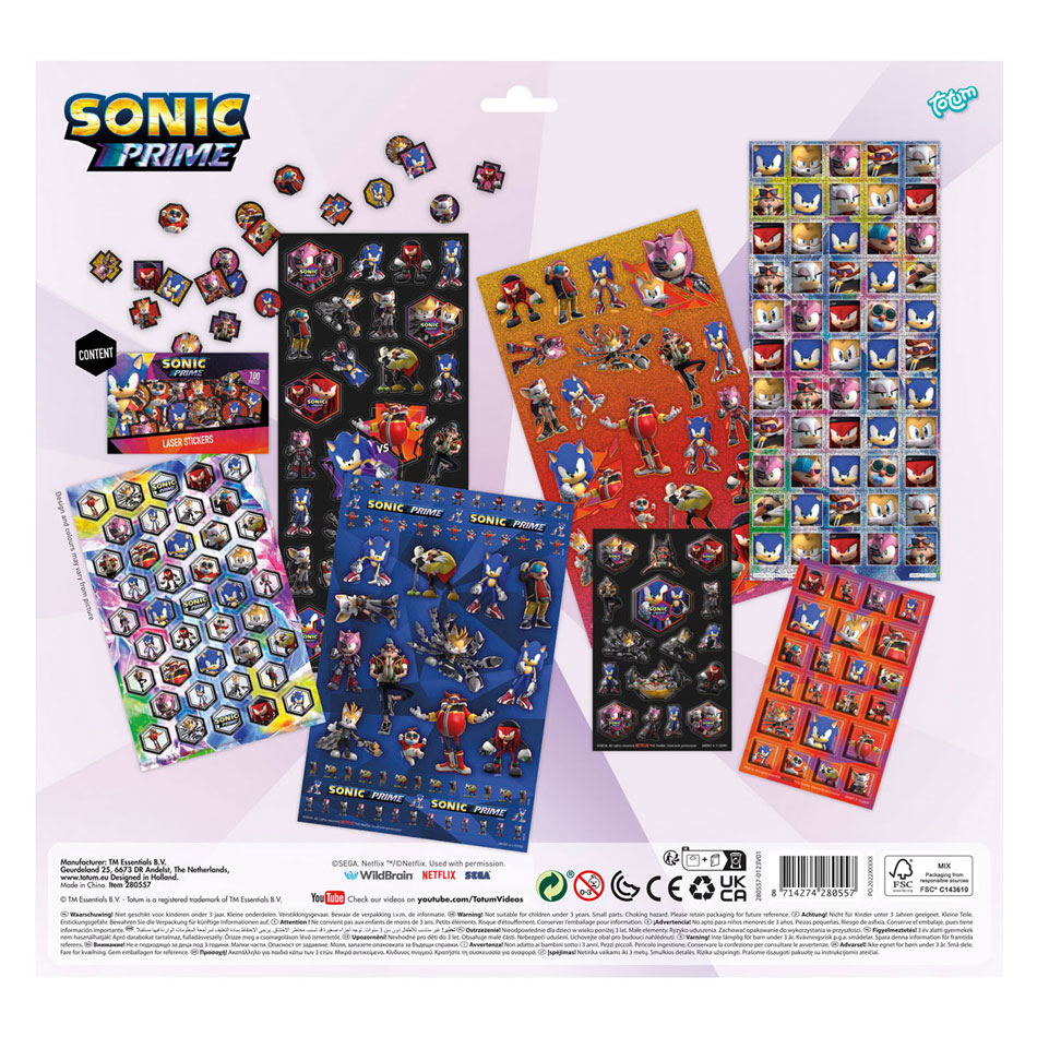 Totum Sonic Super Stickerset