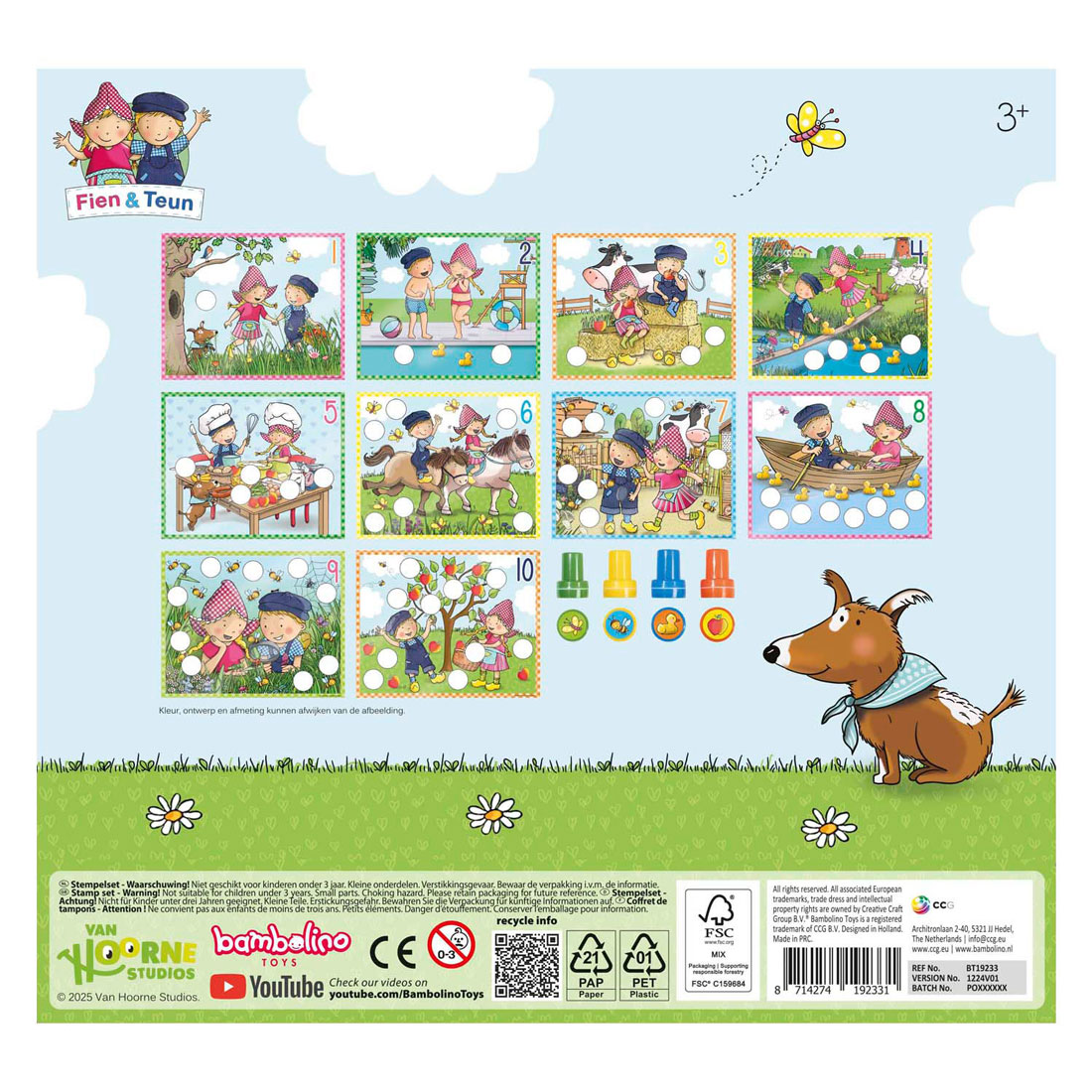 Fien & Teun Educatieve Stempelset
