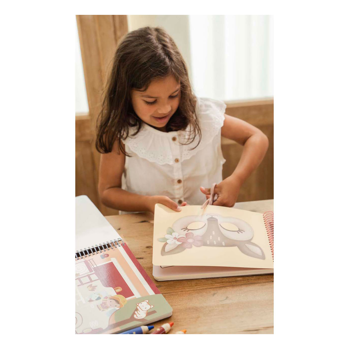 Little Dutch Rosa's Maskers Maken - Met Schaar