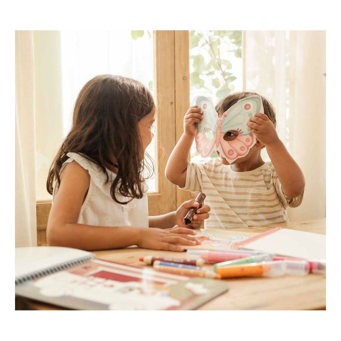 Little Dutch Rosa's Maskers Maken - Met Schaar