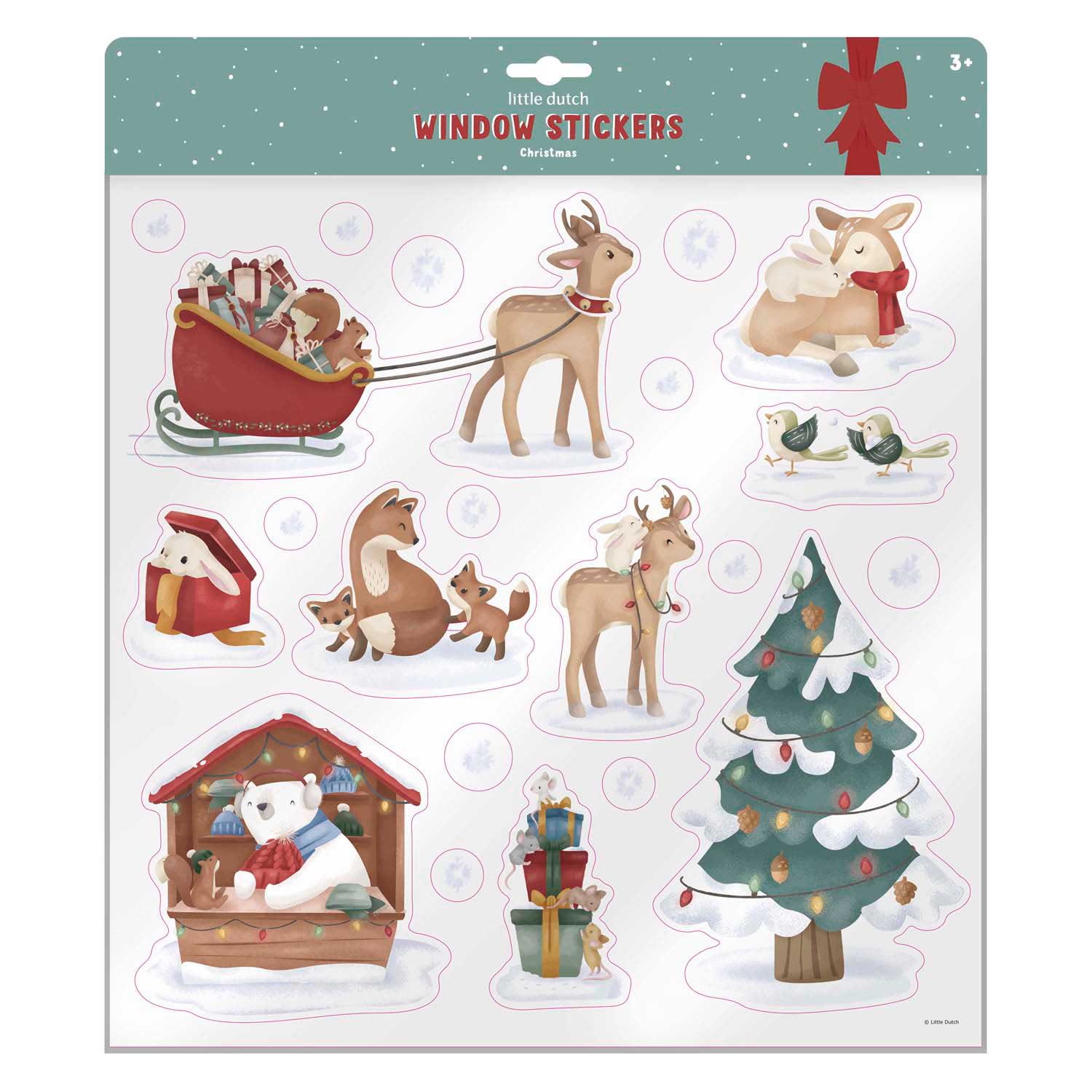Raamstickers Kerst