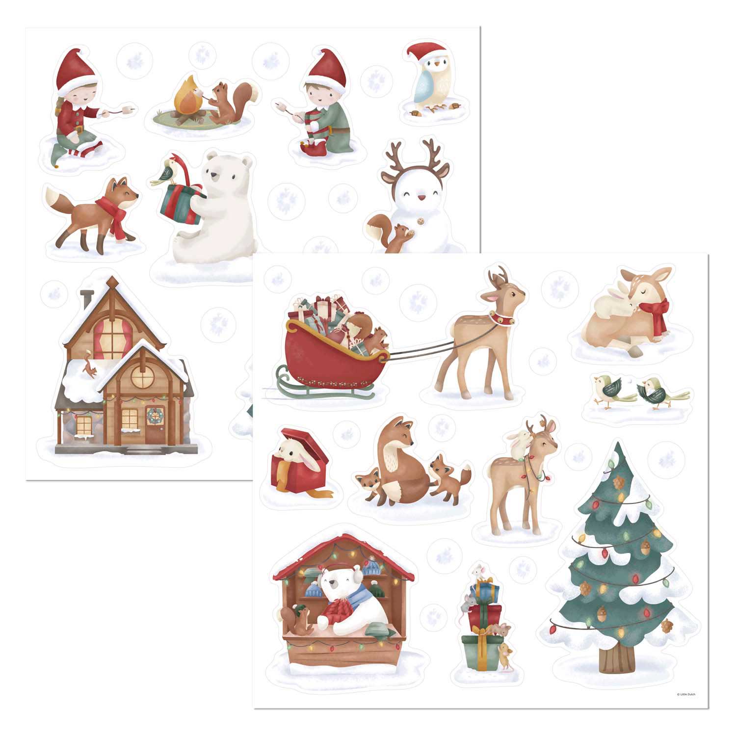 Raamstickers Kerst