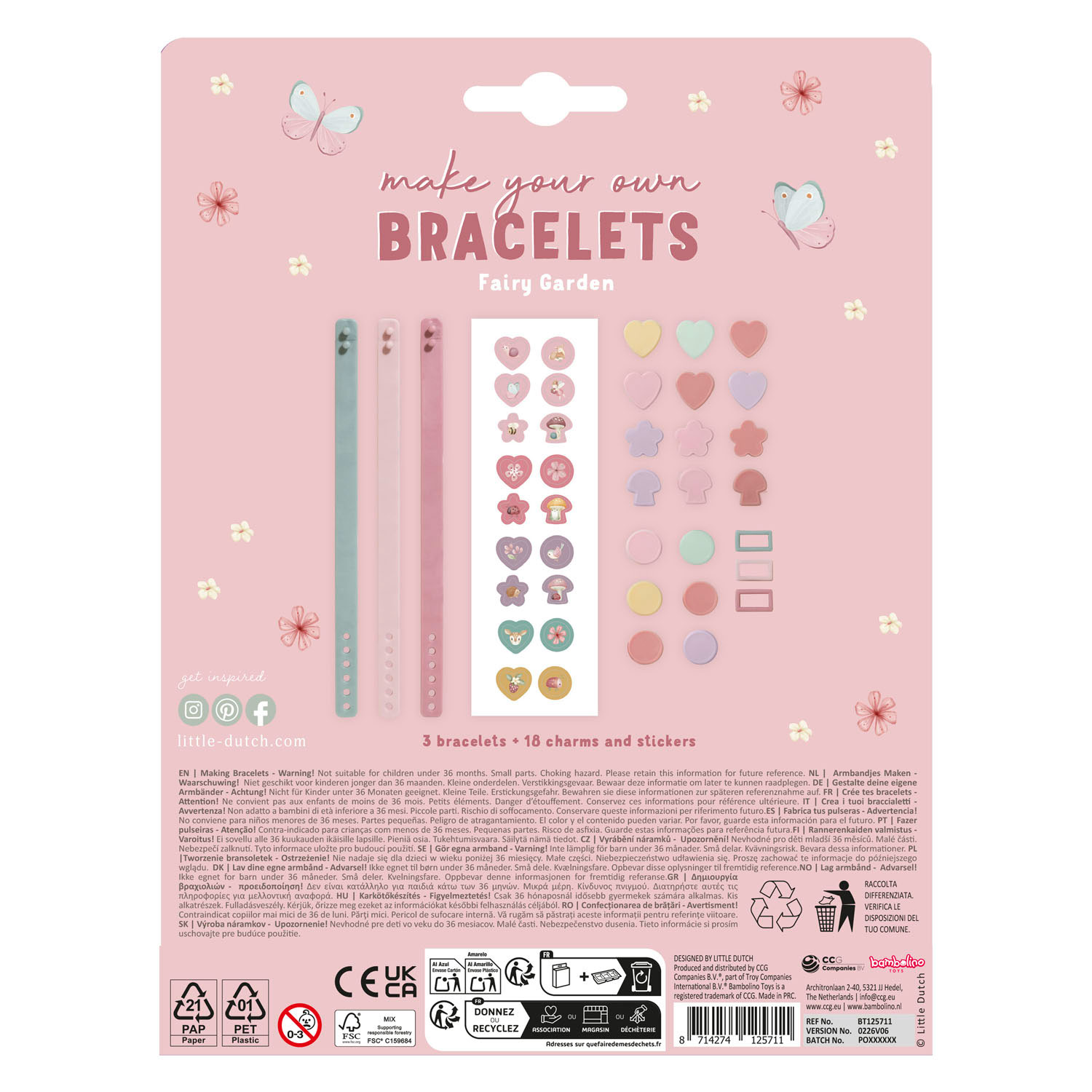 Little Dutch Zelf Schuif Armbanden Maken Fairy Garden
