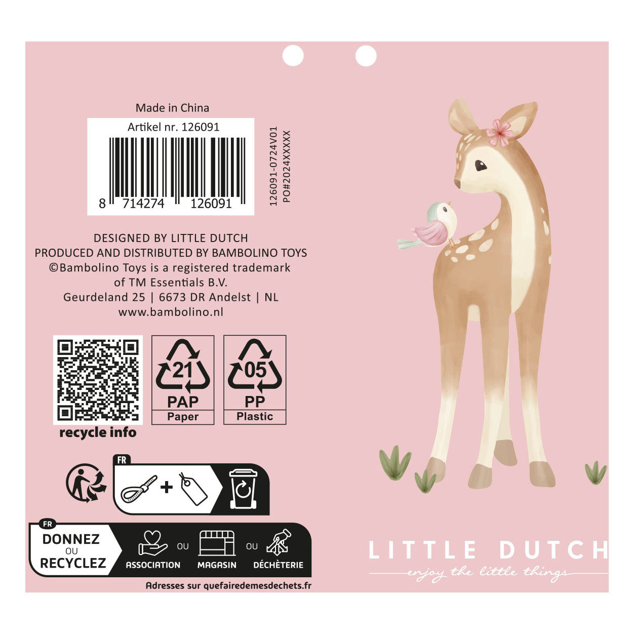 Little Dutch Etui Set Fairy Garden - 7dlg.