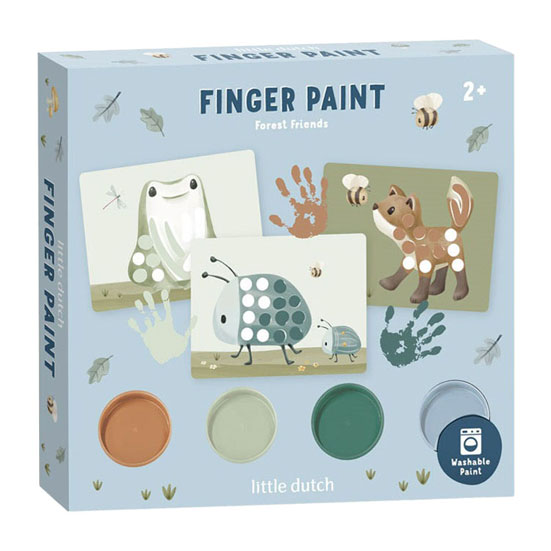 Little Dutch Vingerverf Set Forest Friends