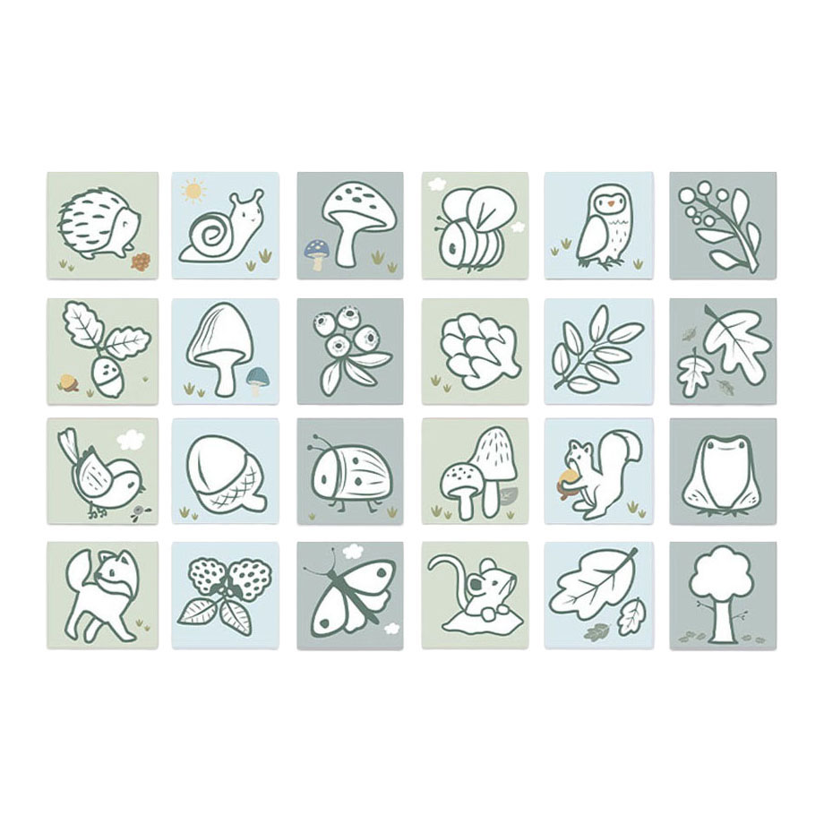 Kleines Holländisches Kleurboek Waldfreunde