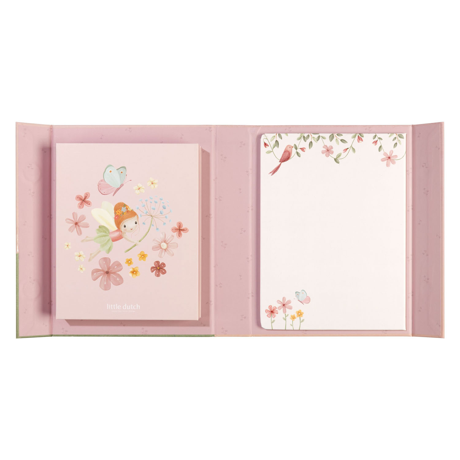 Little Dutch Whiteboard-Malset mit Magneten – Rosa Feengarten