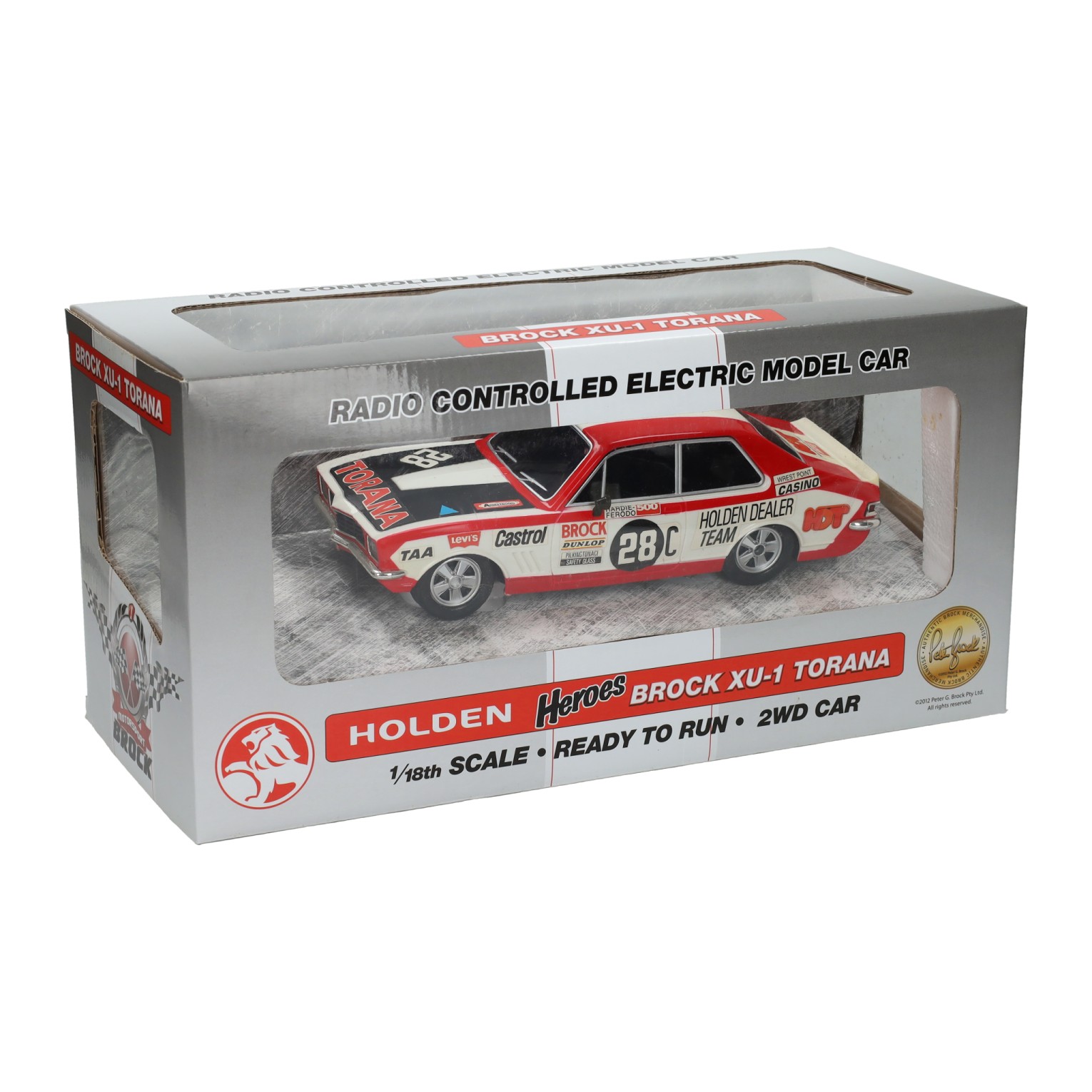 Holden Heroes RC Bestuurbare Auto Brock Xu-1 Torana, Schaal 1:18