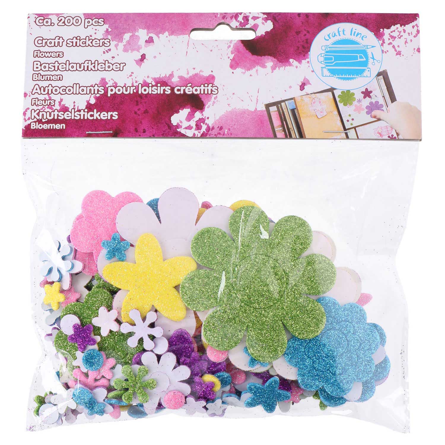 voelen Een hekel hebben aan Dwaal Knutsel Stickers Bloemen, 200st. online kopen? | Lobbes Speelgoed