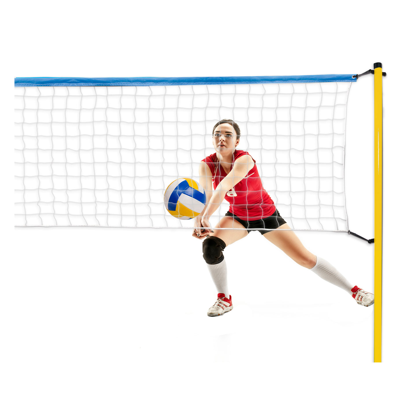 Volleyball- und Badminton-Set