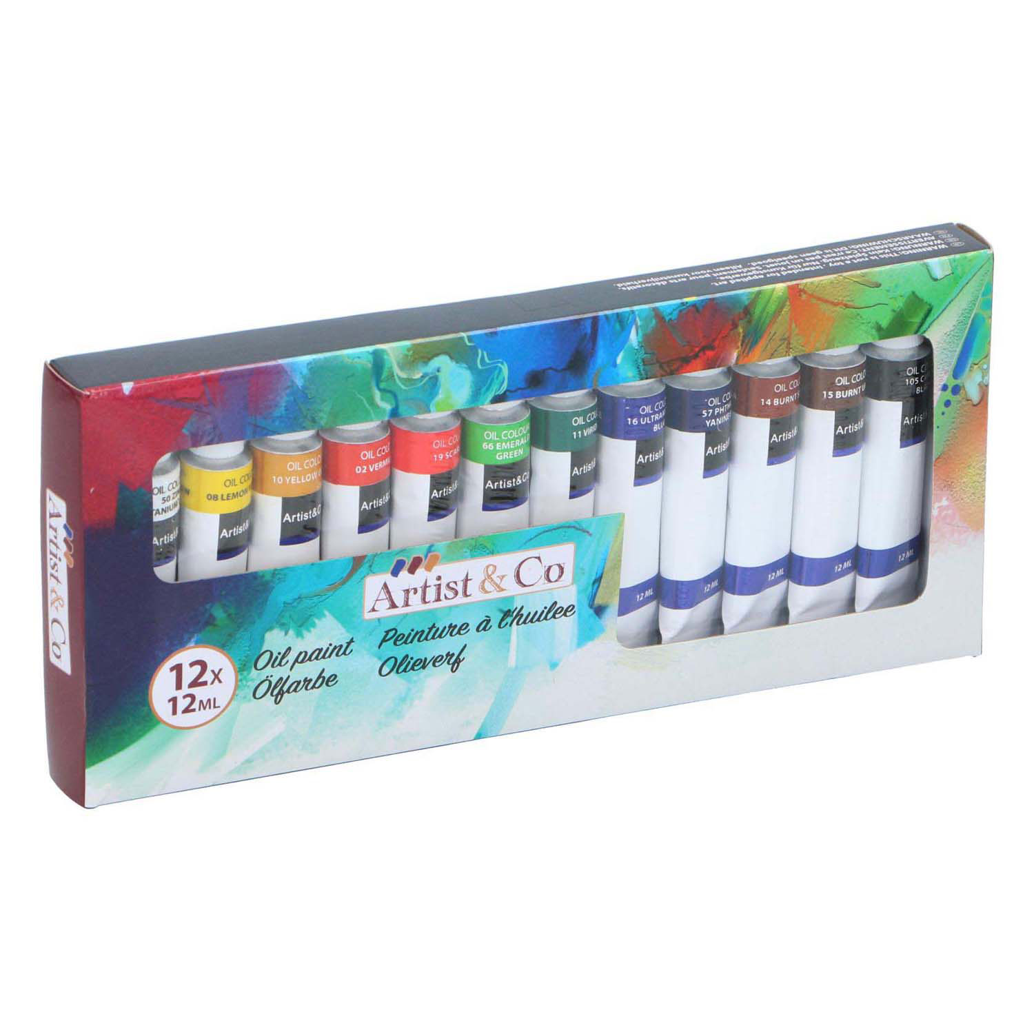 Peinture à l'huile, 12 pcs.