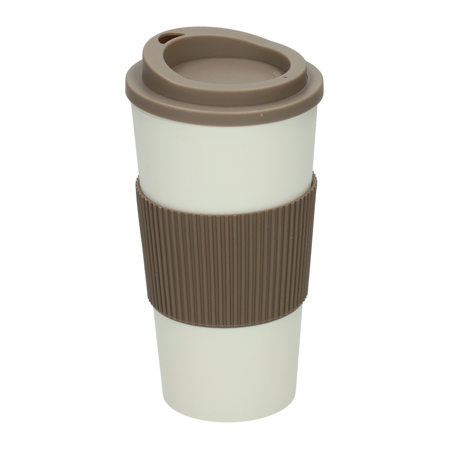 Reisebecher braun, 450ml