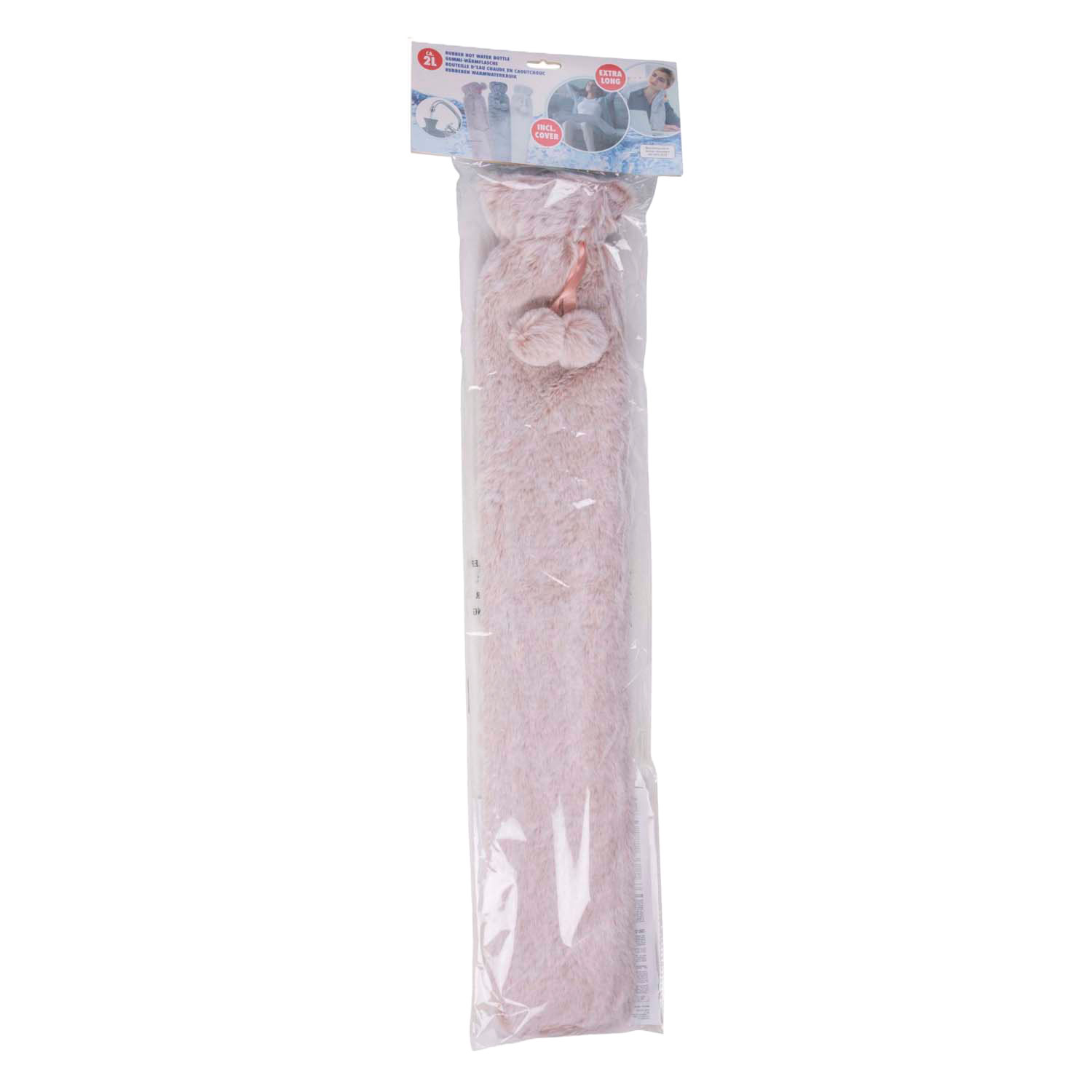 Warmwaterkruik Lang 2L - Roze