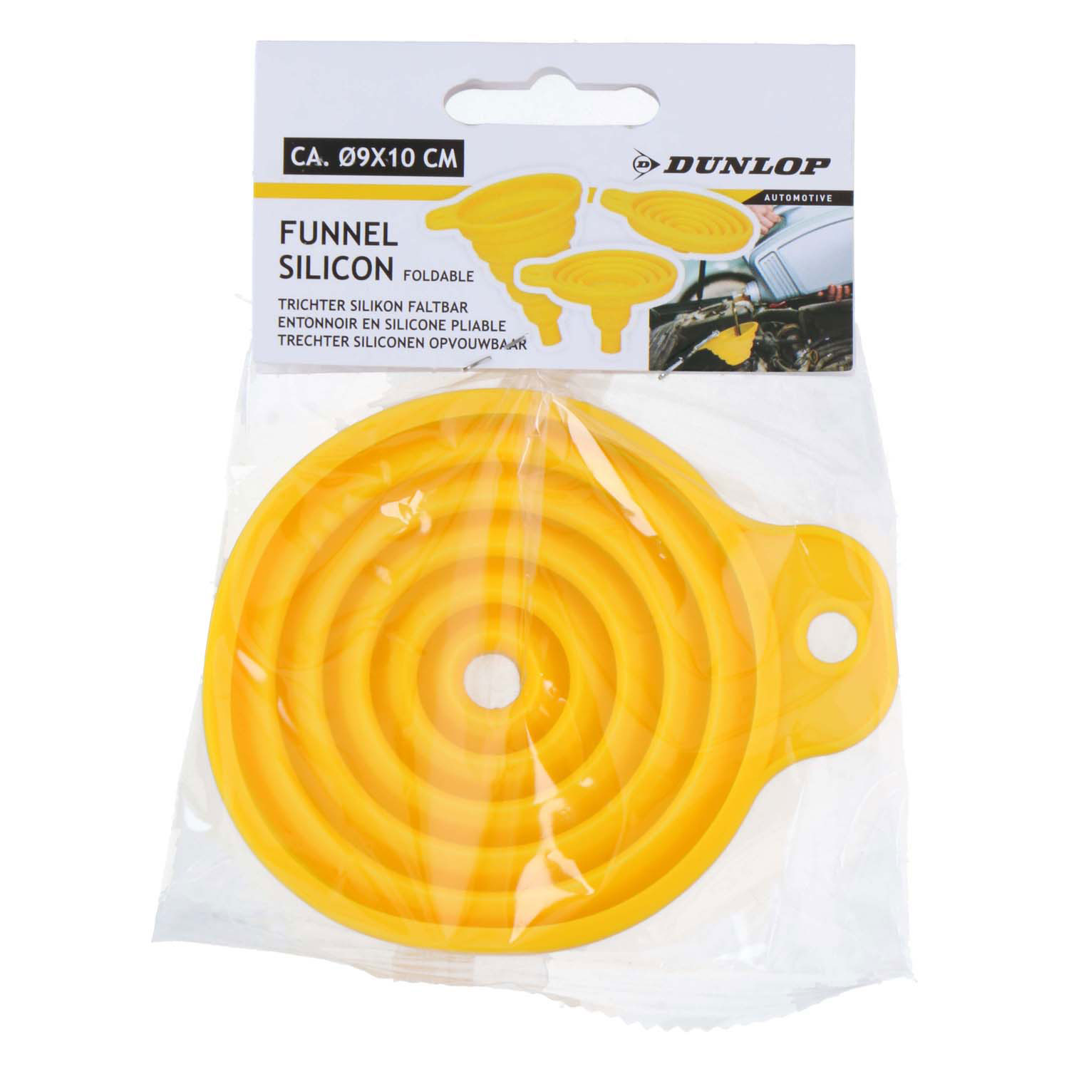 Entonnoir pliable jaune