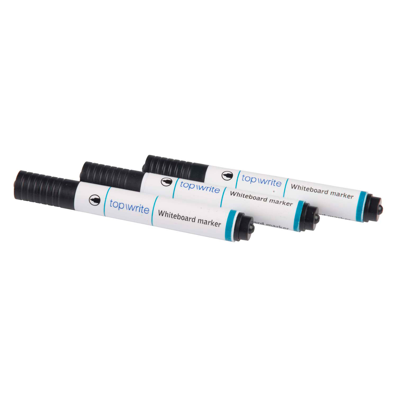 Whiteboardmarker schwarz, 3 Stk.