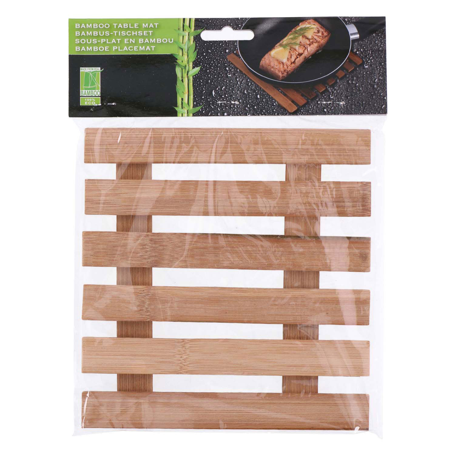 Set de table en bambou - 17,5 x 18 cm