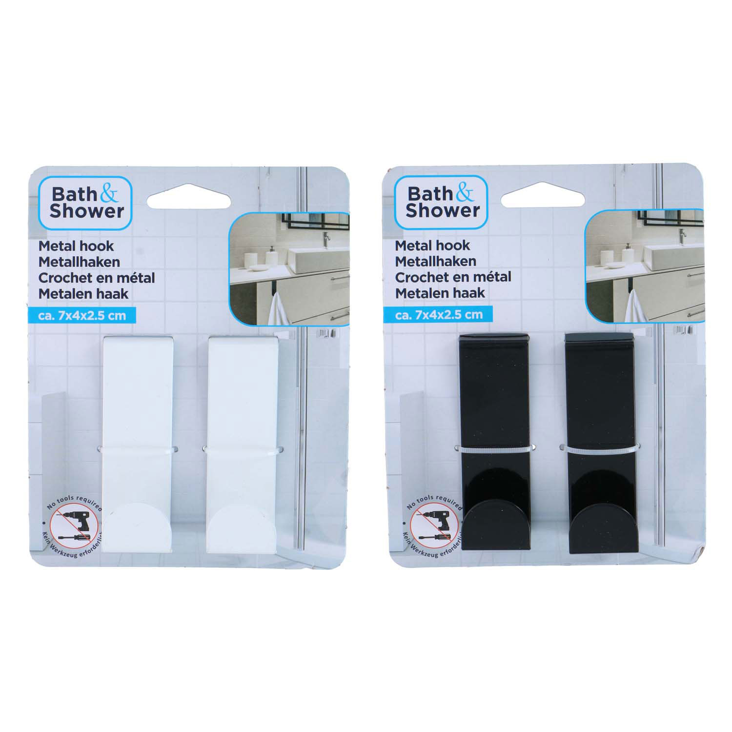 Metalen Haak 7cm, 2st.