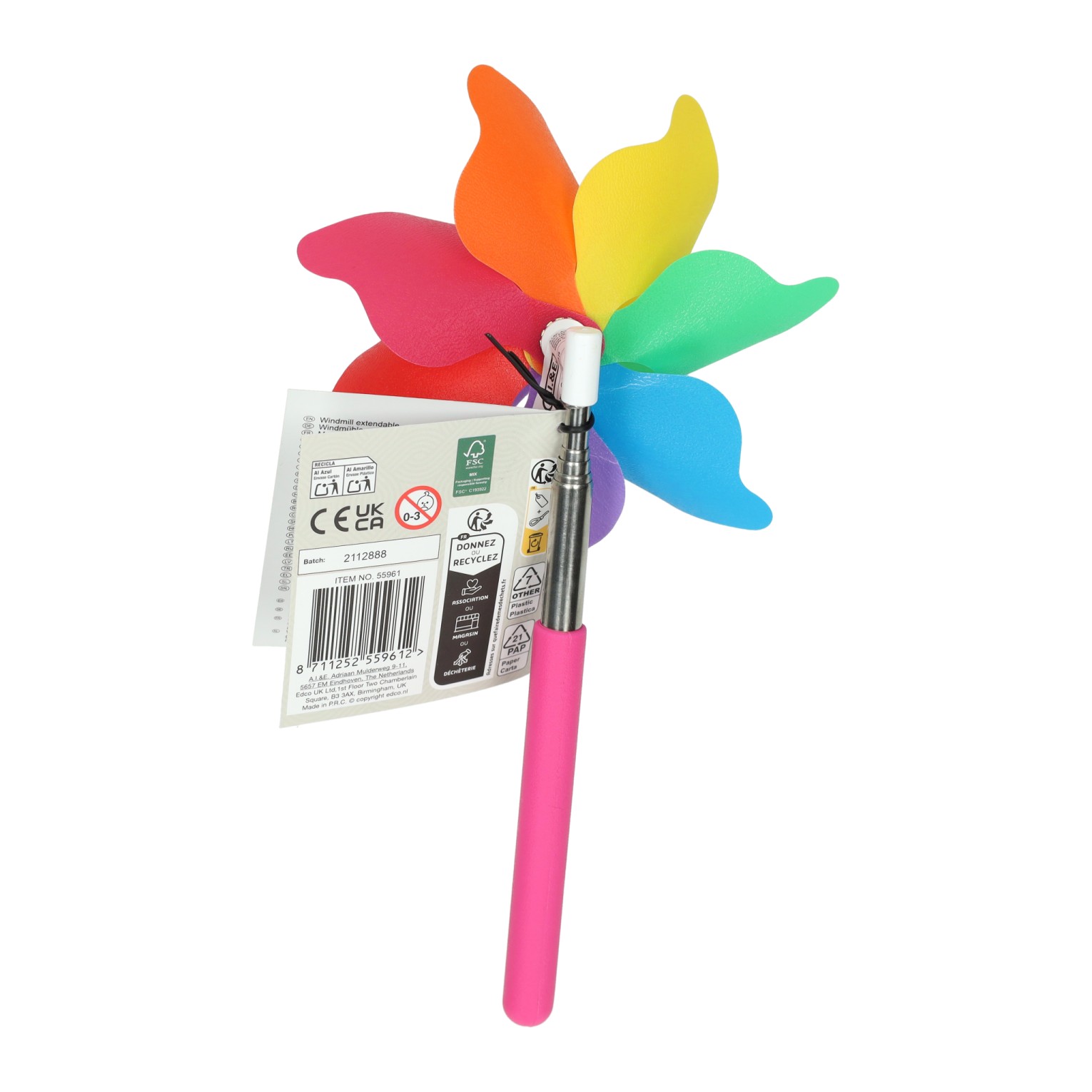 Moulin à vent extensible de 24 à 70 cm