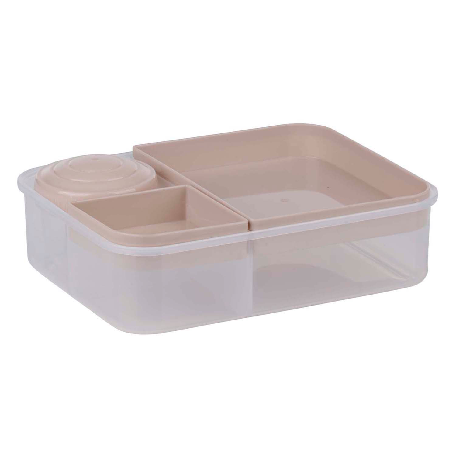 Boîte à pain Alpina avec compartiments séparés, 3 pièces.