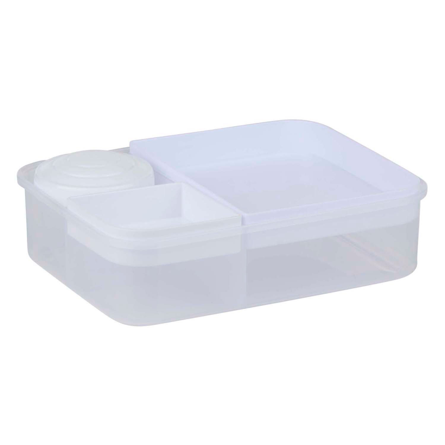 Boîte à pain Alpina avec compartiments séparés, 3 pièces.