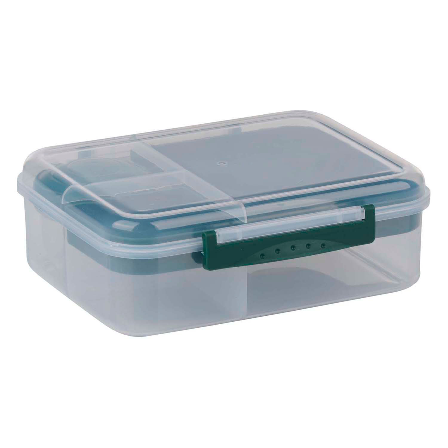 Boîte à pain Alpina avec compartiments séparés, 3 pièces.