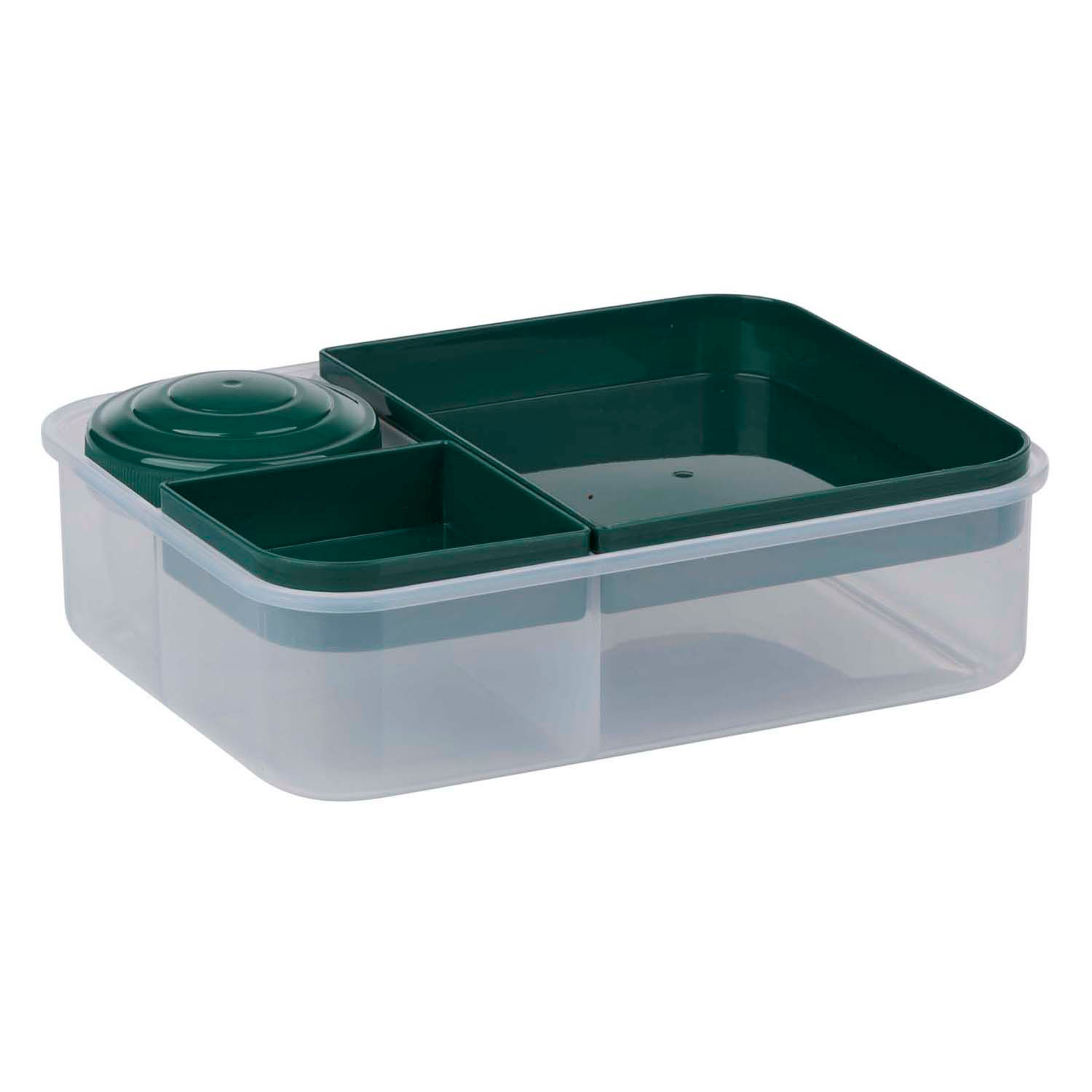 Boîte à pain Alpina avec compartiments séparés, 3 pièces.