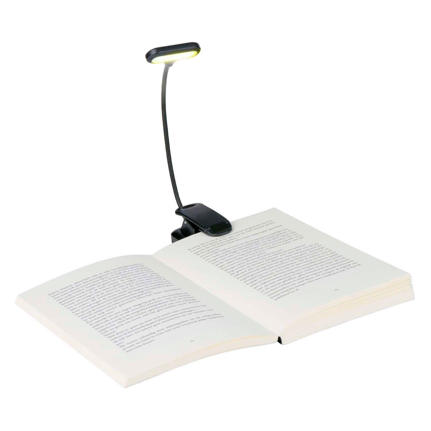Leselampe am Clip
