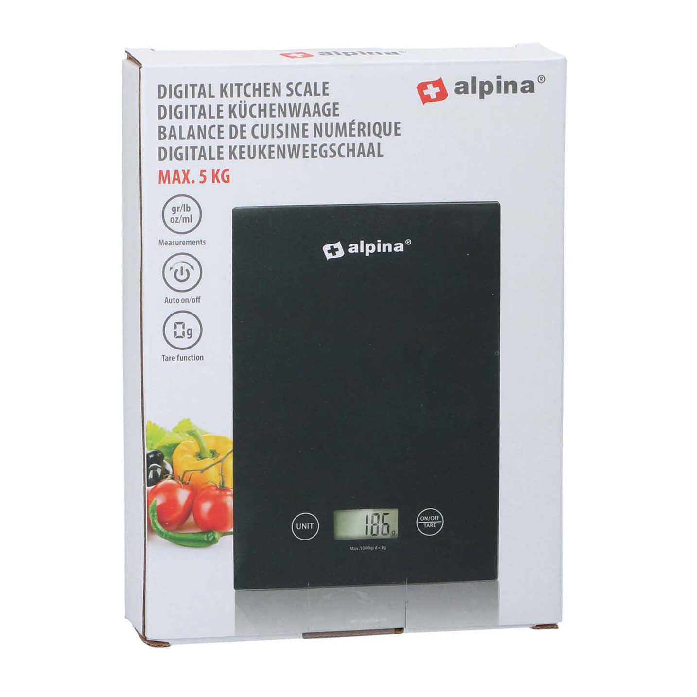 Keukenweegschaal Digitaal 5kg