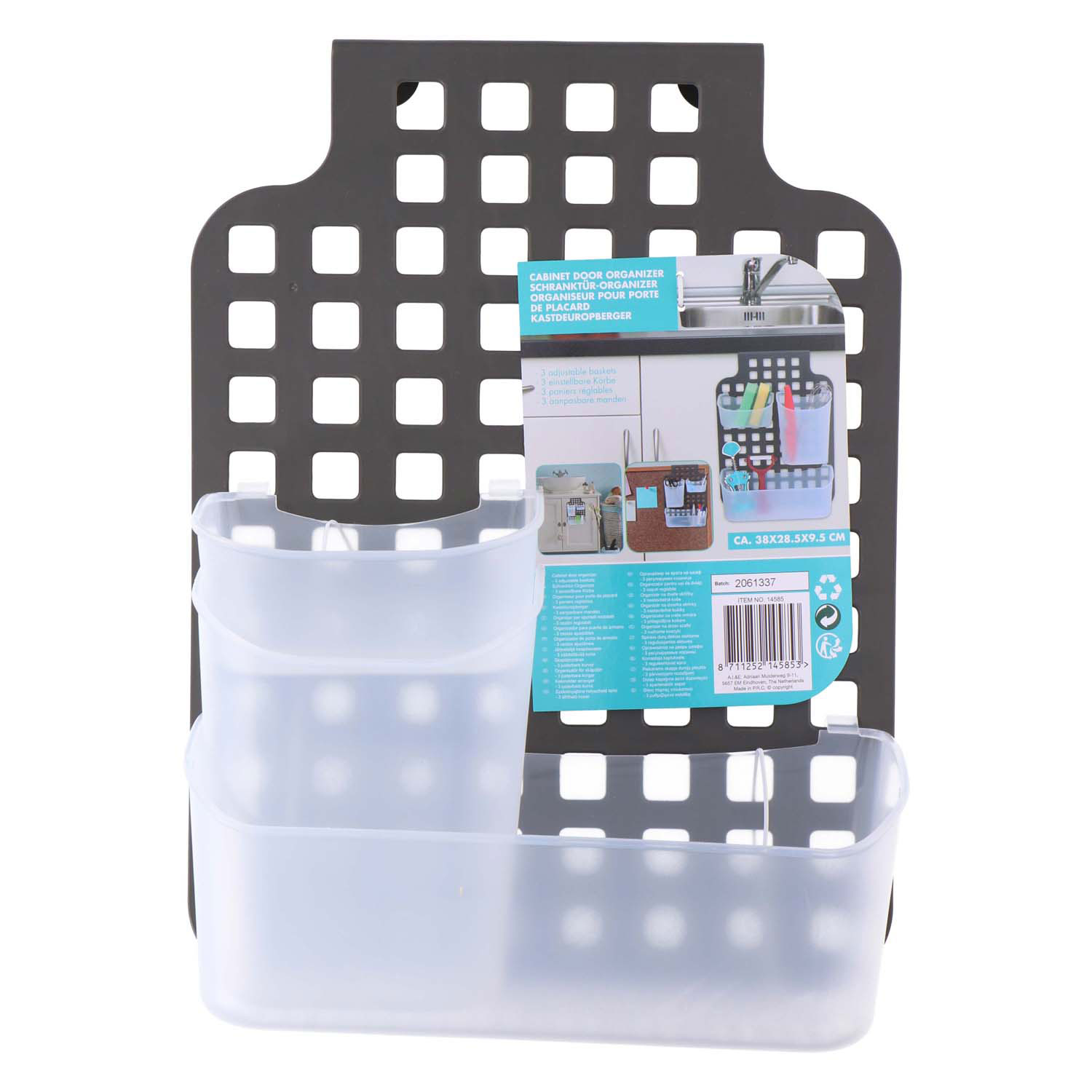 Organisateur de porte de placard, 3 pièces.