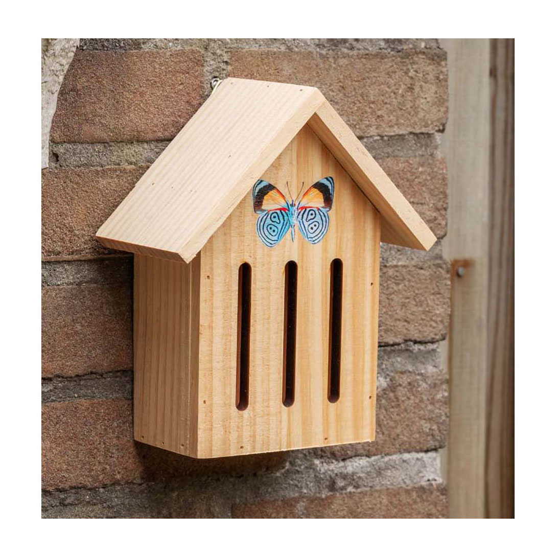 Houten Insectenhotel Vlinders/Bijen