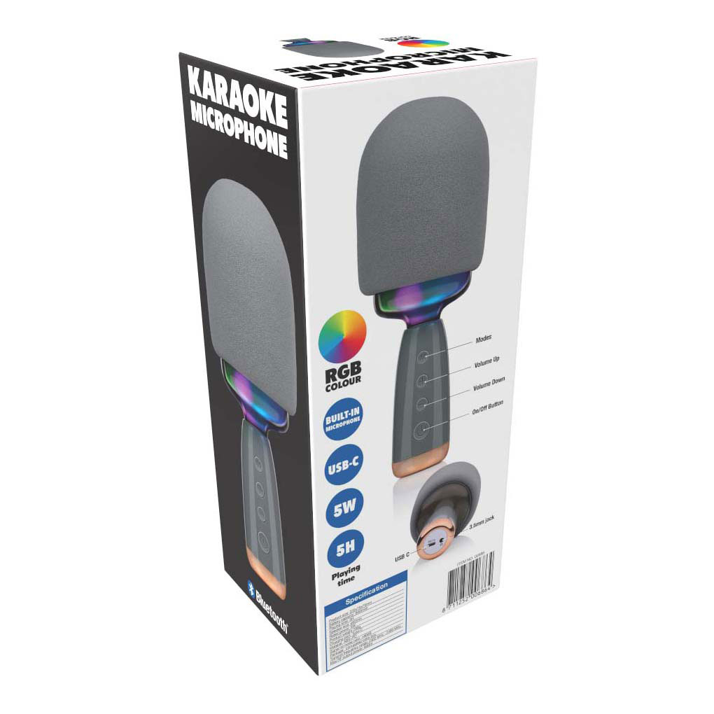 Microphone et haut-parleur karaoké