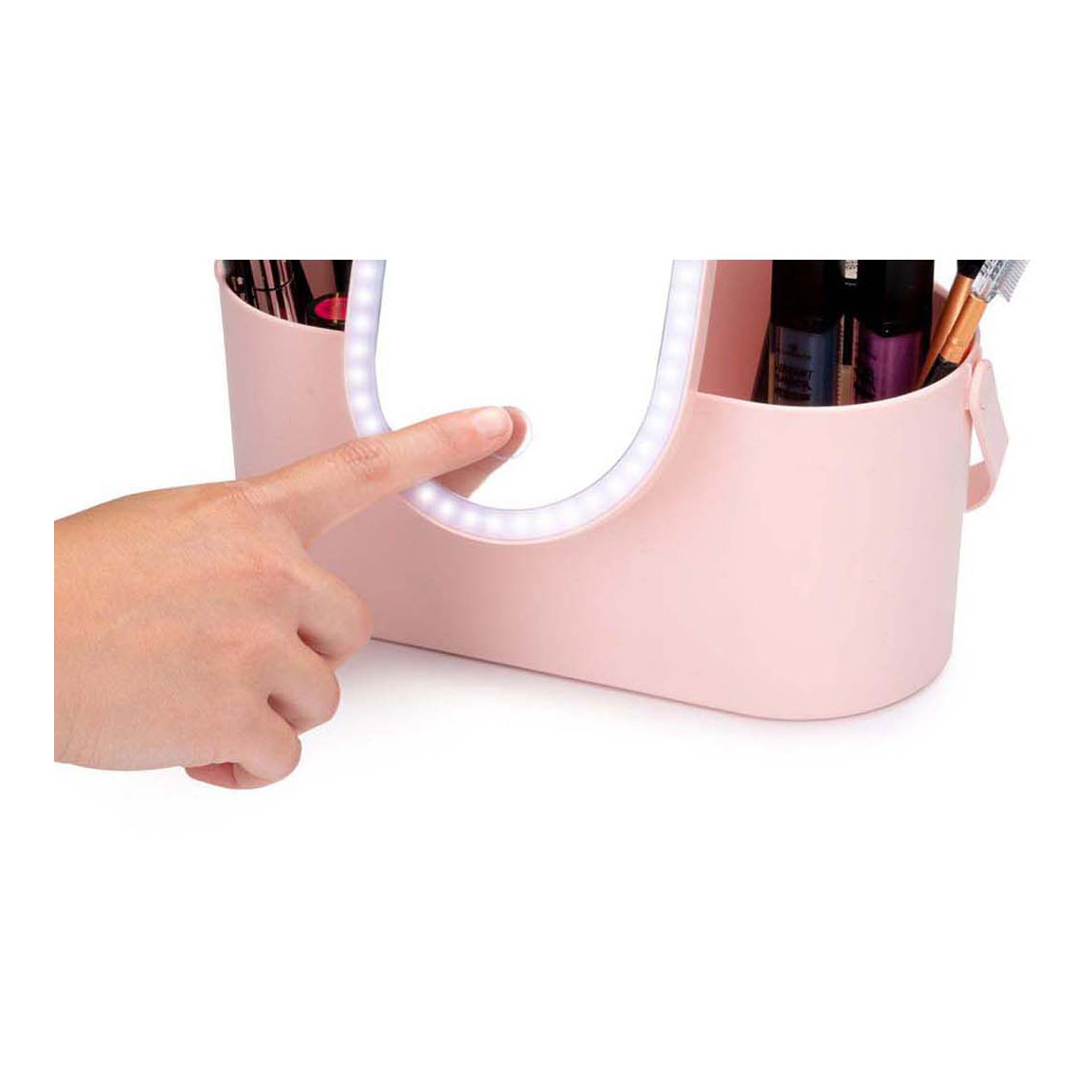 Reis-Beautycase met LED-Spiegel