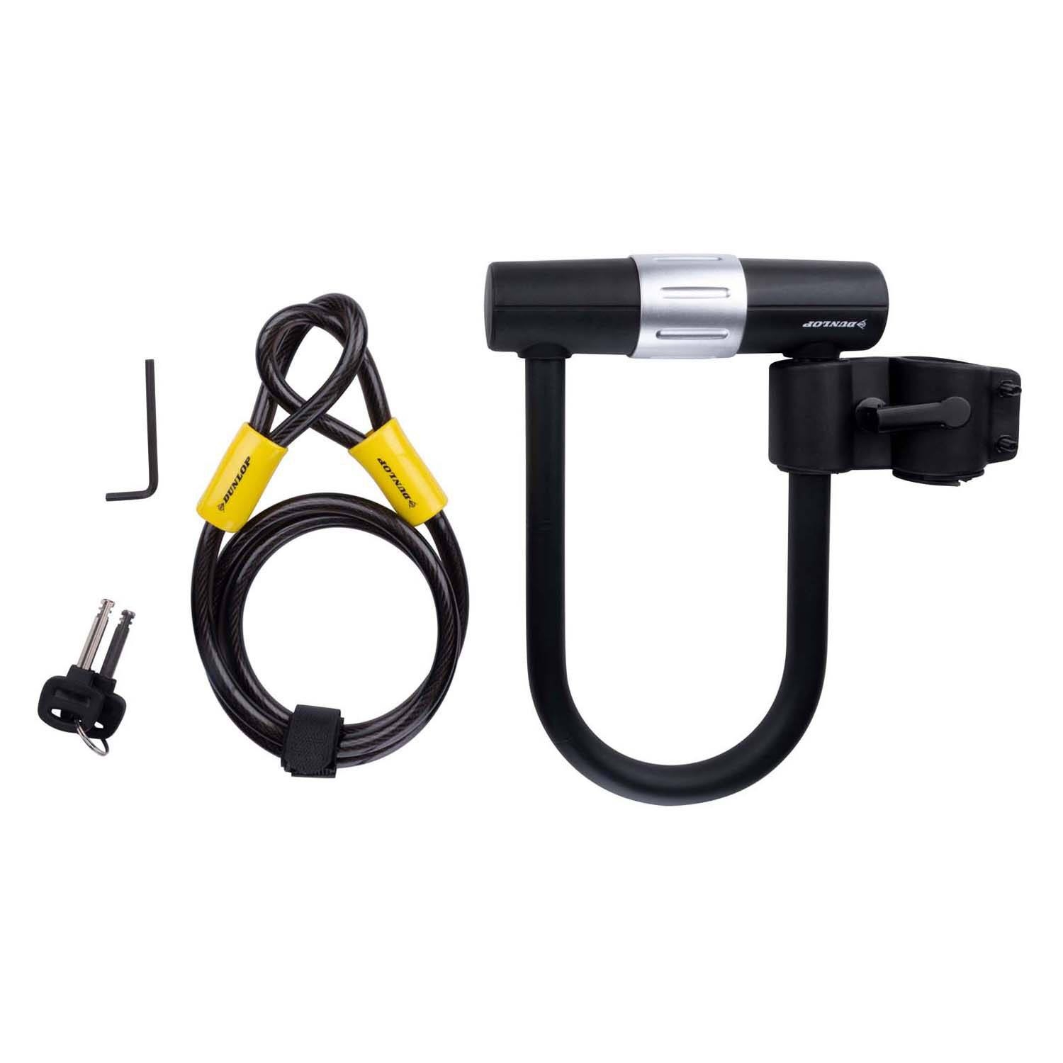 Rahmen-U-Schloss mit Kabel und Halterung